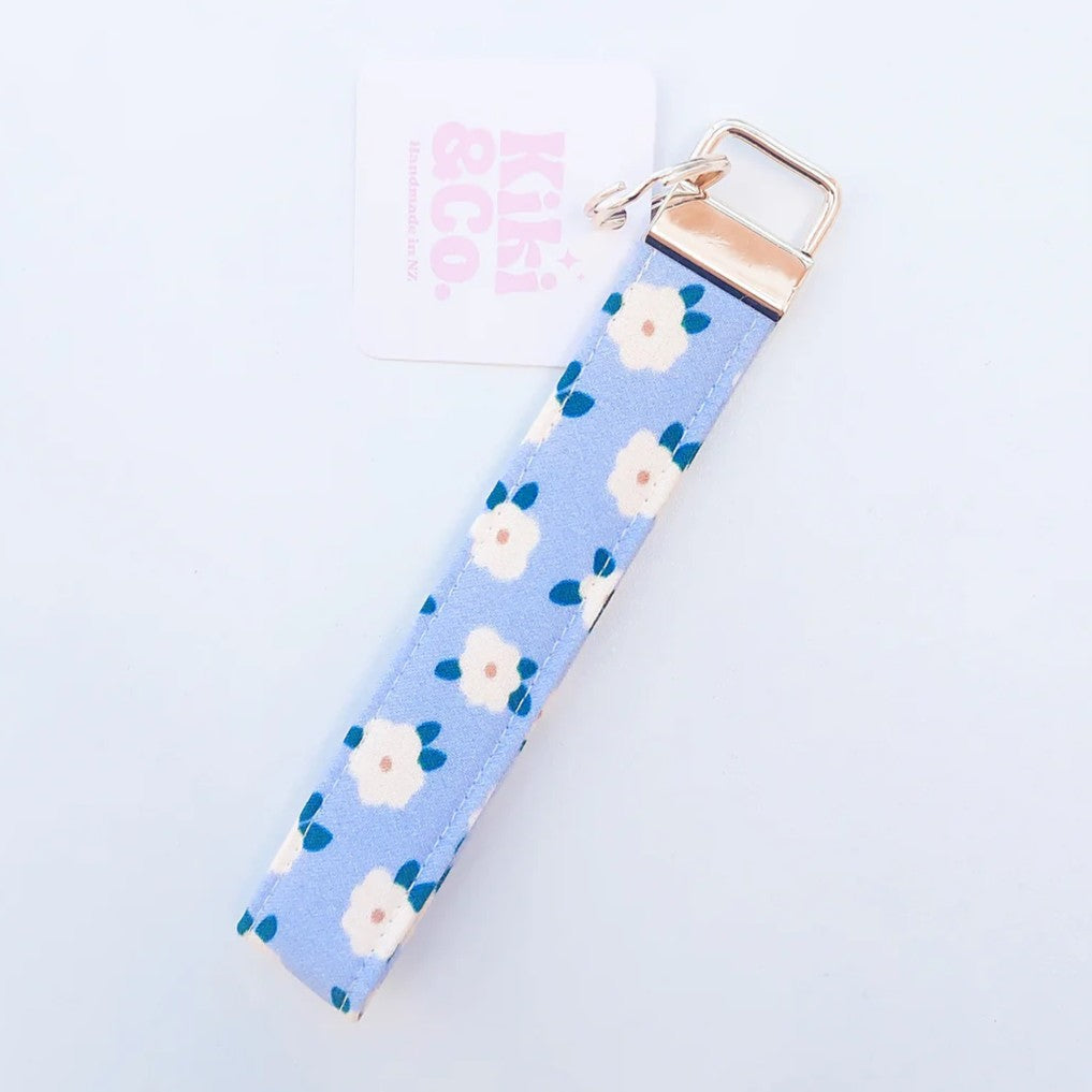 Blue Daisy Keychain