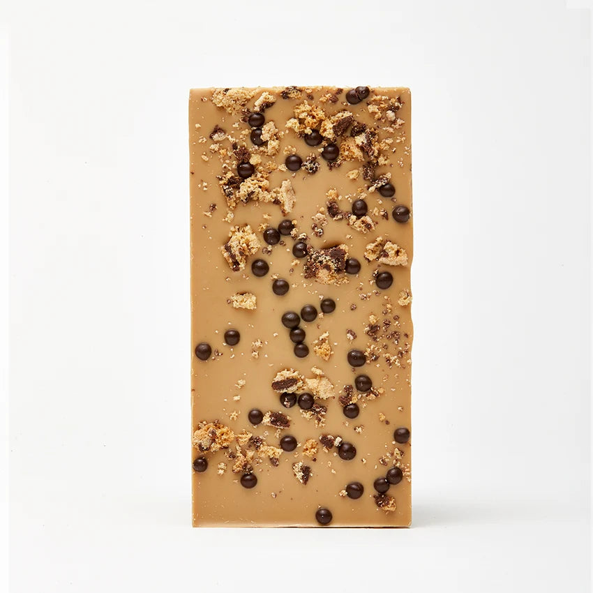 Choc Chip Cookie and Crispy Pearls Caramelised White Chocolate Bar