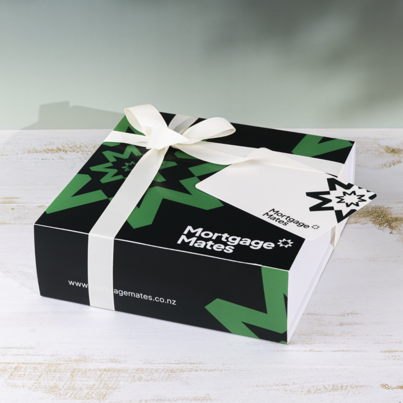 White Magnetic Gift Box with Packaging & Ribbon