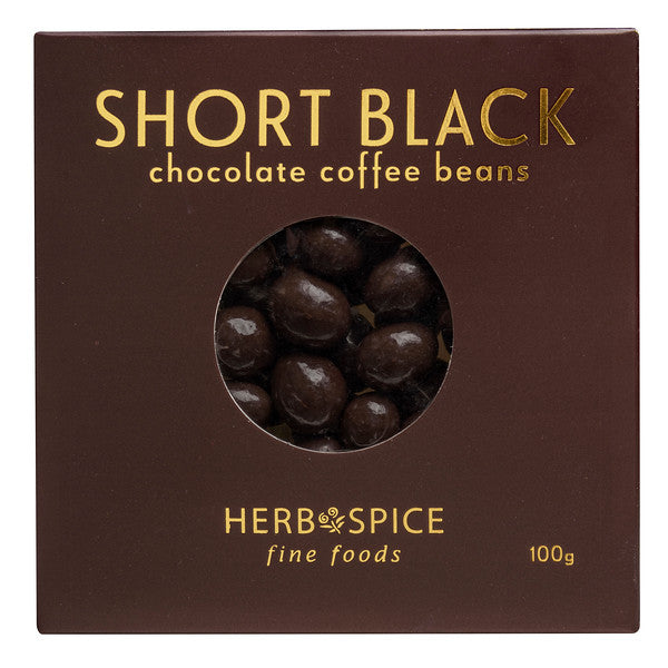 Short Black Chocolate Coffee Beans