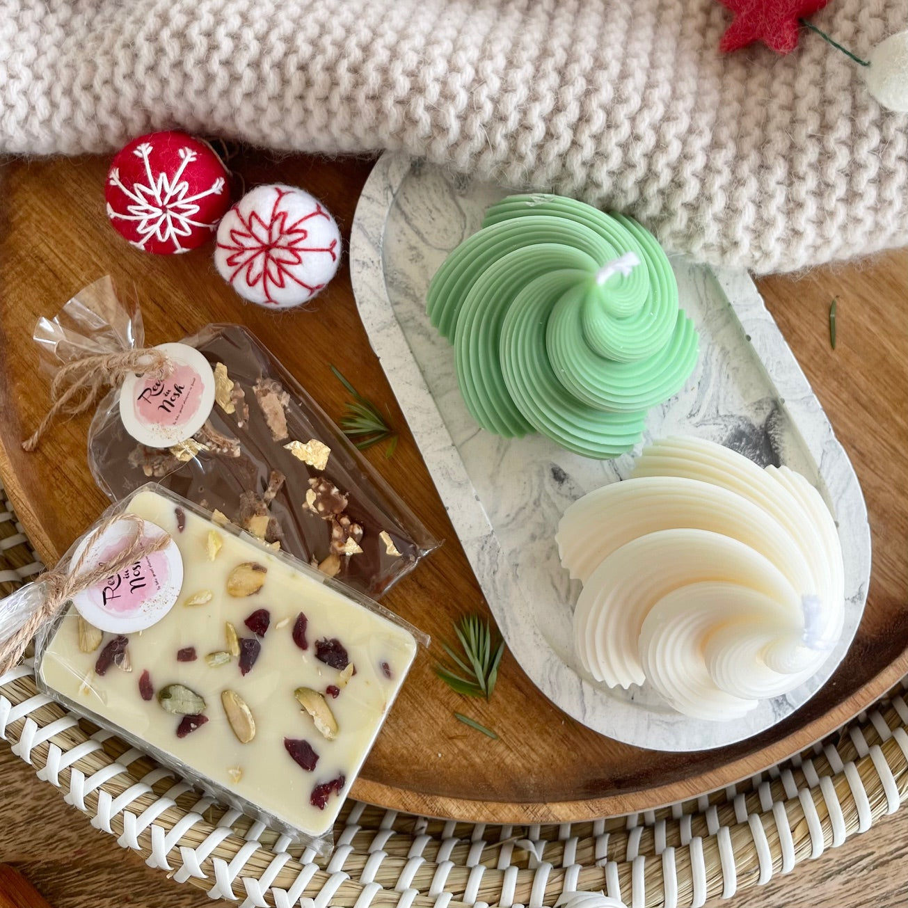 Indulge in our handcrafted cranberry & pistachio white chocolate bar from NZ. Perfect for a gift box NZ or a delicious treat!