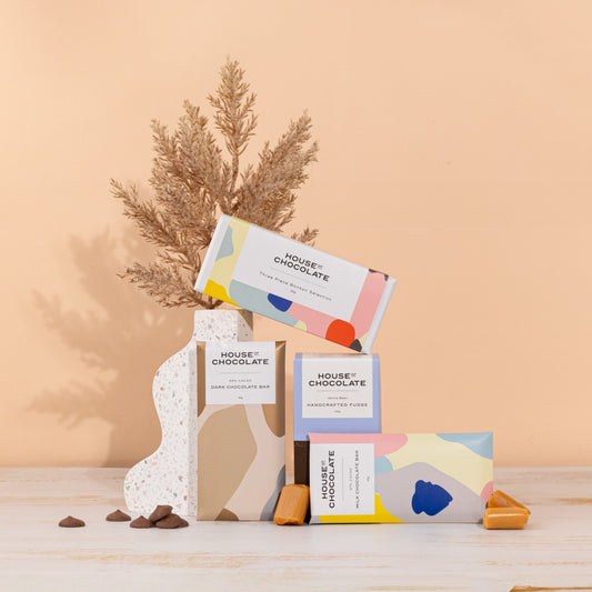 A premium thank-you gift box with artisan chocolate, bonbons, and hot chocolate. A perfect way to show appreciation!