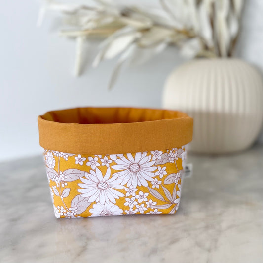 Sunflower Reusable Fabric Box