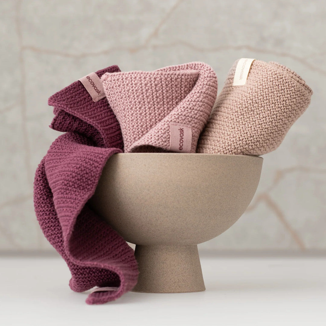 Ecovask Organic Cotton Face Cloths