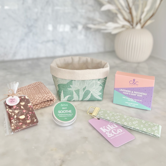 Relax and Breathe Forest Green Gift Box