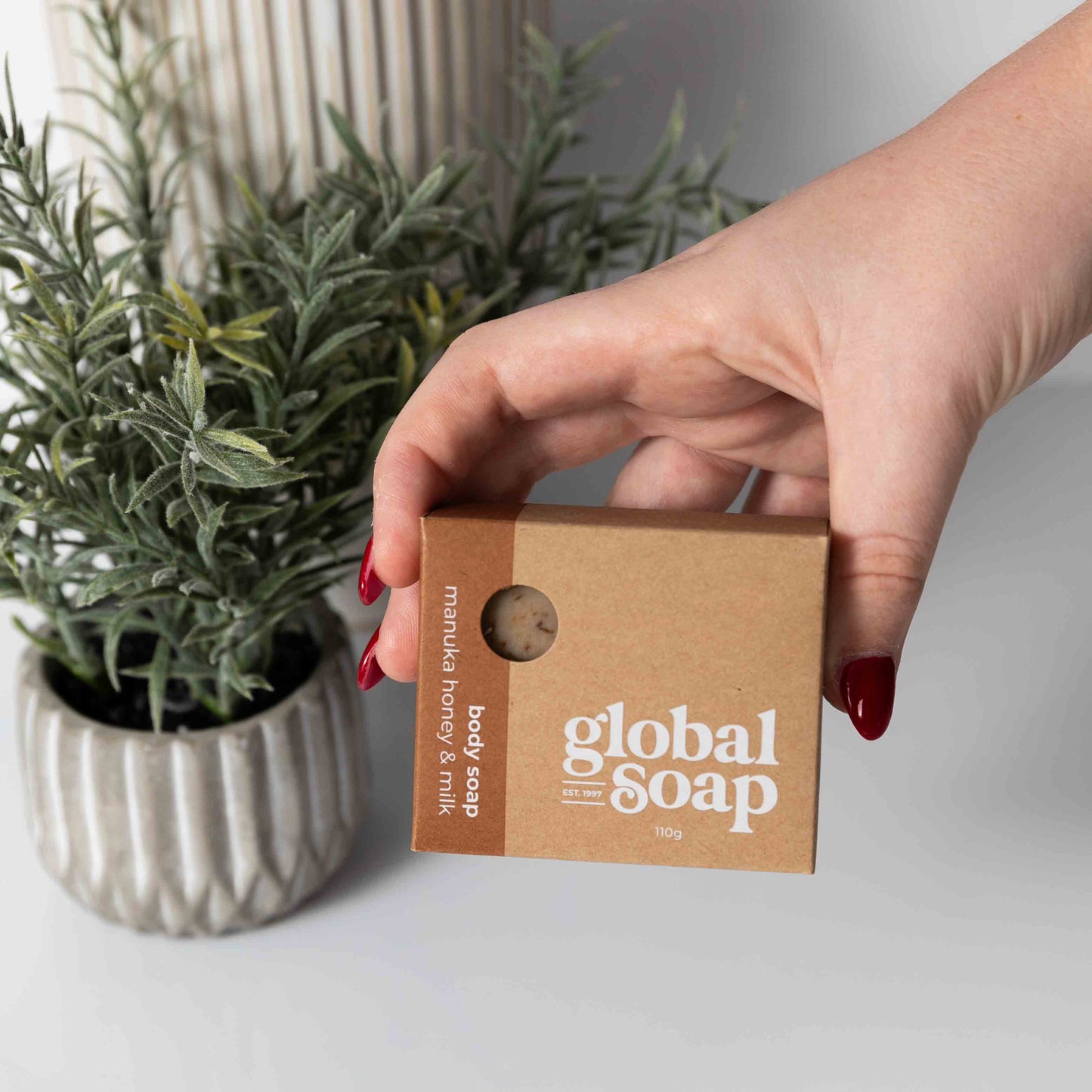 Fresh Beginnings Gift Box NZ – inspire growth NZ-made seeds, soap, organic wash cloth, keychain & tea. Eco-friendly, sustainable.