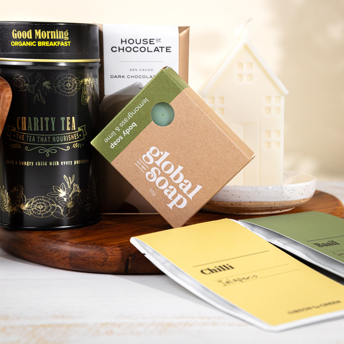 A beautifully curated housewarming gift box NZ, filled with locally made, eco-friendly treats to welcome a new home in style.