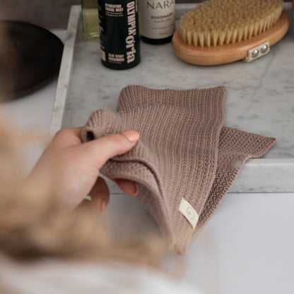 Ecovask Organic Cotton Face Cloths