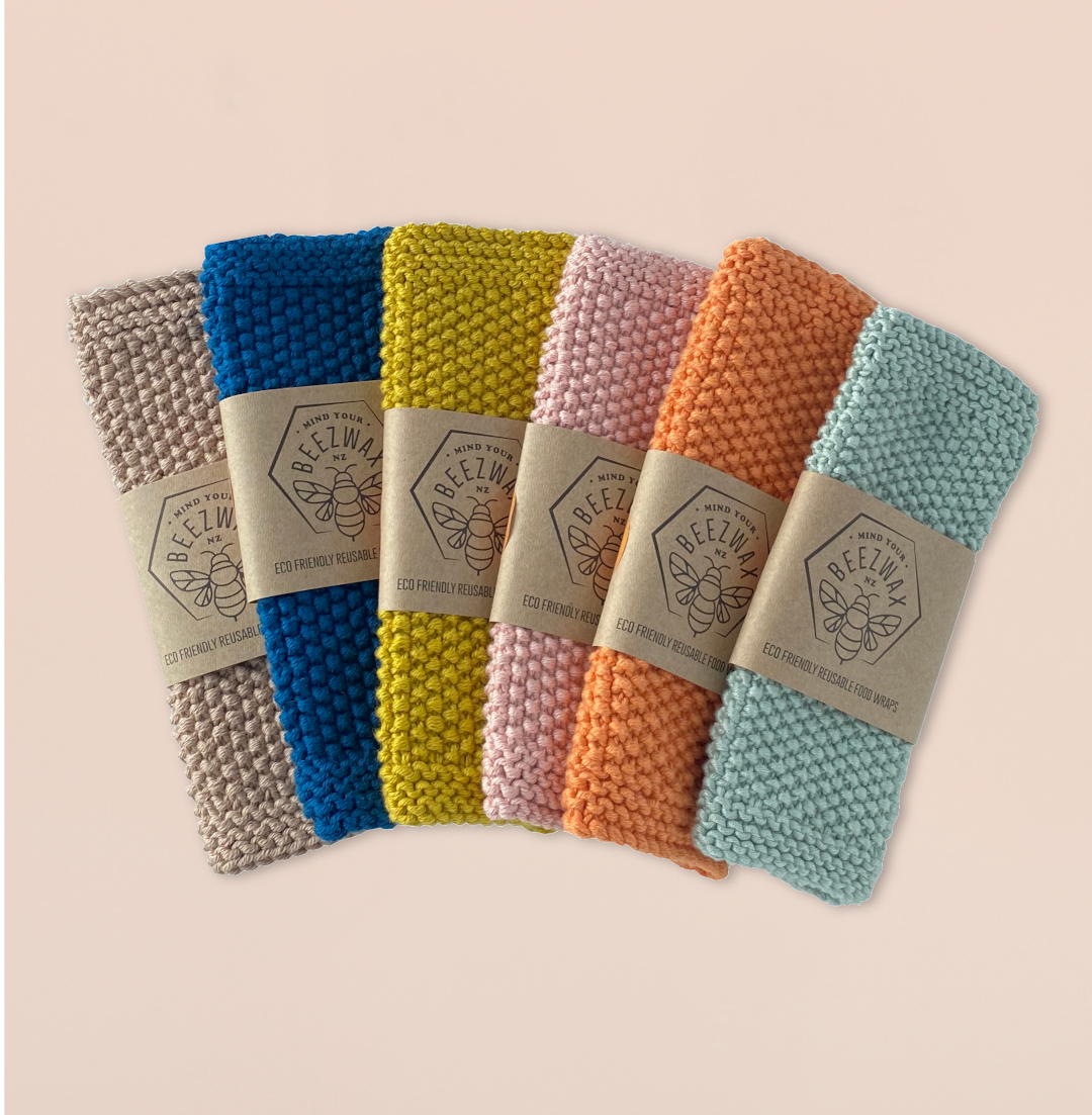 Knitted Cotton Wash Cloths