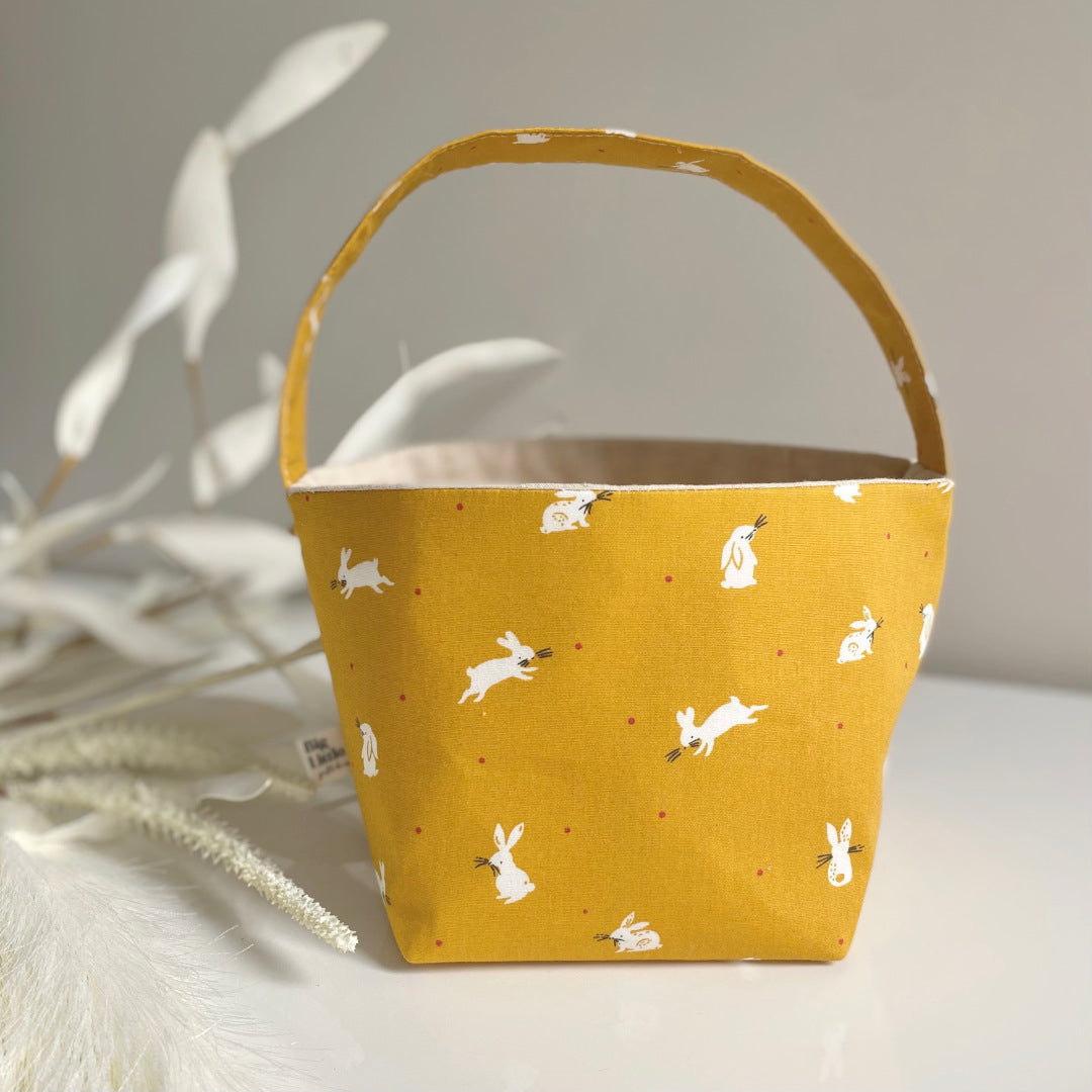 Easter Egg Baskets | Gift box NZ | Empty gift box | New Zealand made products | Box for a gift | Seriously cute Easter baskets are the perfect choice for your Easter egg hunts or Easter gifts this year. These baskets are available in three charming designs with a stitched handle for easy carrying by little ones. 